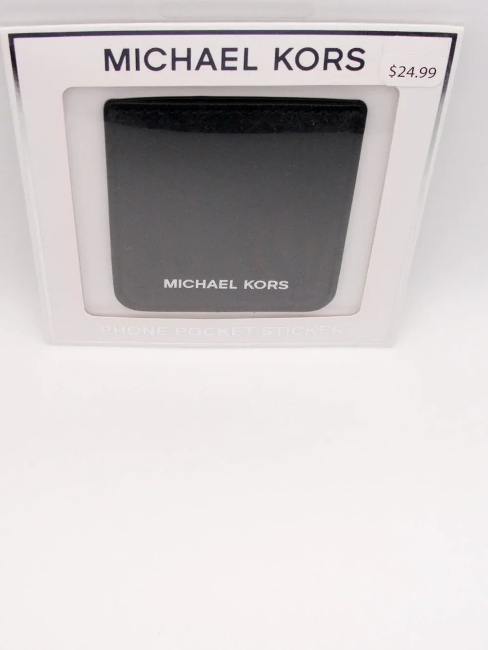 Michael Kors Black Phone Pocket Sticker